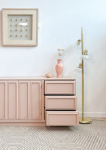 Load image into Gallery viewer, Pink 9 Drawer Mid Century Dresser
