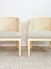 Load image into Gallery viewer, Pair of Faux Bamboo Armchairs
