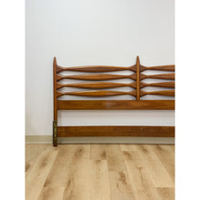 Load image into Gallery viewer, Vintage Heritage Furniture MCM Pointed King Headboard Mid Century Modern Bed
