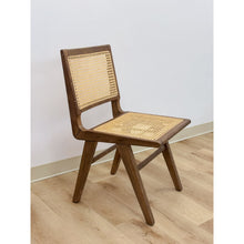 Load image into Gallery viewer, Safavieh Couture Cane Two Tone Accent Chair Coastal Like New
