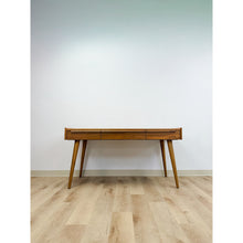 Load image into Gallery viewer, Crate and Barrel MCM Executive Desk Three Drawers Home Office Table
