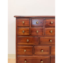 Load image into Gallery viewer, Vintage Apothecary Cabinet Handmade Nineteen Drawer Wood Storage Traditional
