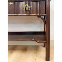Load image into Gallery viewer, Vintage Console Table Harden Traditional Brass Pulls Hall Entry Table Sofa Table
