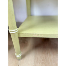 Load image into Gallery viewer, Rare Henry Link Bali Hai Green Faux Bamboo Pair of Nightstands Hollywood Regency
