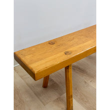 Load image into Gallery viewer, Hagerty Handmade Pine Bench Rustic Colonial Farmhouse Vintage Entryway Seating
