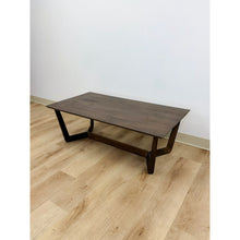 Load image into Gallery viewer, Vintage Style Williams Sonoma Home Dark Walnut Coffee Table MCM Wood
