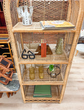 Load image into Gallery viewer, Large Arched Wicker Rattan Shelf
