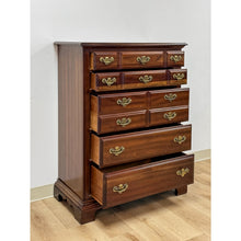 Load image into Gallery viewer, Vintage Tallboy Dresser American Drew Five Drawer Highboy Bedroom Chest

