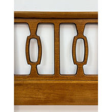 Load image into Gallery viewer, Vintage MCM Drexel Meridian King Headboard Collectible Walnut Bed Made from Twin
