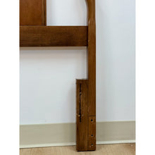 Load image into Gallery viewer, United Furniture MCM Solid Walnut Queen Headboard Vintage Solid Wood Piece
