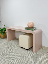 Load image into Gallery viewer, Postmodern Pink Waterfall Console Table
