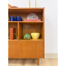 Load image into Gallery viewer, MCM Bookshelf Storage Cabinet Combo Vintage Mid-Century Modern Wood Bookshelf
