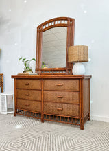 Load image into Gallery viewer, 6 Drawer Rattan Dresser
