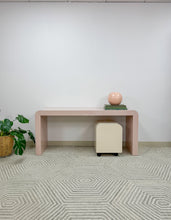 Load image into Gallery viewer, Postmodern Pink Waterfall Console Table
