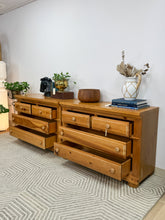 Load image into Gallery viewer, Pair of Solid Pine Dressers
