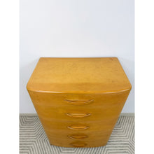 Load image into Gallery viewer, Heywood Wakefield MCM Tallboy 5-Drawer Dresser Pre-WWII Vintage 32" Wide
