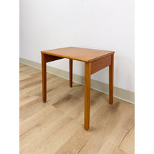 Load image into Gallery viewer, Single Teak End Table Made in Denmark Vintage MCM Danish Modern
