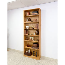 Load image into Gallery viewer, Handmade Pine 7-Shelf Bookcase Rustic Boho Vintage Antique Style 84"
