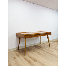 Load image into Gallery viewer, Crate and Barrel MCM Executive Desk Three Drawers Home Office Table
