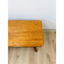 Load image into Gallery viewer, Antique Handmade Rustic Primitive Maple Coffee Table Farmhouse Dowel Joinery
