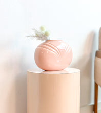 Load image into Gallery viewer, Pink Laminate Pedestal Table
