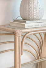 Load image into Gallery viewer, Ribbed Rattan Entry Table
