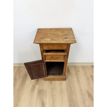 Load image into Gallery viewer, Antique Pedestal Primitive Rustic Provincial European Wood Display Stand

