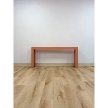 Load image into Gallery viewer, Vintage Salmon Laminate Narrow Console Sofa Table Postmodern Retro Slim
