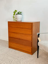 Load image into Gallery viewer, Danish Teak Chest of Drawers
