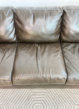 Load image into Gallery viewer, Genuine Leather Queen Sleeper Sofa
