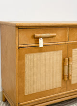 Load image into Gallery viewer, Heywood Wakefield Style Rattan Cabinet
