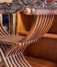 Load image into Gallery viewer, Vintage Italian Walnut Chair
