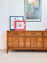 Load image into Gallery viewer, Dixie 9 Drawer Mid Century Dresser
