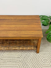 Load image into Gallery viewer, Woven Wood Coffee Table
