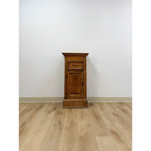 Load image into Gallery viewer, Antique Pedestal Primitive Rustic Provincial European Wood Display Stand
