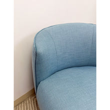 Load image into Gallery viewer, Costal Modern Blue Upholstered Accent Chair Living Room Bedroom Comfortable
