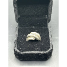 Load image into Gallery viewer, Tiffany And Co Sterling Silver Ring With 18k Gold Inlay 5.3 Grams
