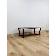 Load image into Gallery viewer, Vintage Style Williams Sonoma Home Dark Walnut Coffee Table MCM Wood
