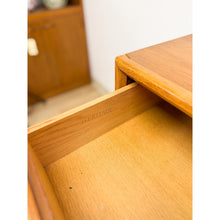 Load image into Gallery viewer, Heritage MCM Lowboy 7-Drawer Dresser Unique Brass Pulls Vintage Long Dresser
