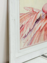 Load image into Gallery viewer, Framed Flamingo Art
