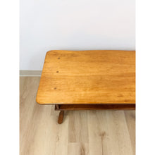 Load image into Gallery viewer, Antique Handmade Rustic Primitive Maple Coffee Table Farmhouse Dowel Joinery
