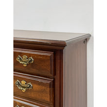 Load image into Gallery viewer, Vintage Dresser American Drew Nine Drawer Lowboy Traditional Brass Hardware
