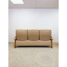 Load image into Gallery viewer, Ekornes Stressless Buckingham 3-Seat Recliner Sofa Vintage MCM 90" Wide
