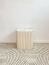 Load image into Gallery viewer, Pencil Reed Rattan Side Table
