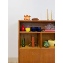 Load image into Gallery viewer, MCM Bookshelf Storage Cabinet Combo Vintage Mid-Century Modern Wood Bookshelf
