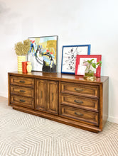 Load image into Gallery viewer, Mid Century 9 Drawer Dresser
