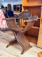 Load image into Gallery viewer, Vintage Italian Walnut Chair
