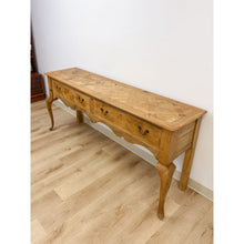 Load image into Gallery viewer, Rare Handmade Inlaid Solid Pine Organic Modern Designer Console Table
