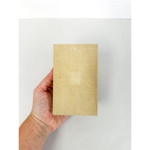 Load image into Gallery viewer, Vintage Tessellated Beige Stone Inlay Box, Petite Stoneware Vessel
