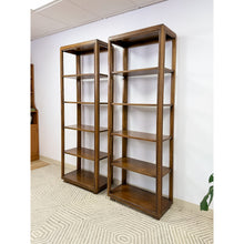 Load image into Gallery viewer, Drexel MCM Transitional Bookcase Pair Solid Wood Vintage Mid-Century Storage
